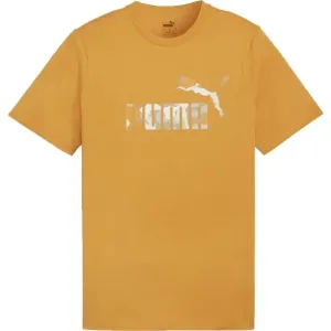 Puma ESSENTIALS + CAMO GRAPHIC TEE Herrenshirt, orange, größe