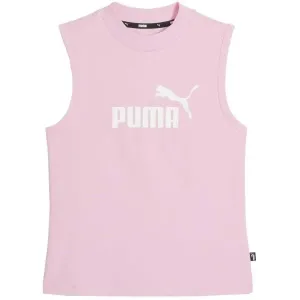 Puma ESSENTIALS+ SLIM LOGO TANK Tanktop für Damen, rosa, größe