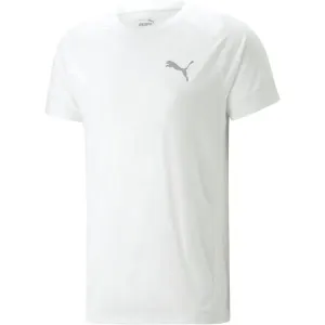 Puma EVOSTRIPE TEE Herren Sportshirt, weiß, größe #1519330