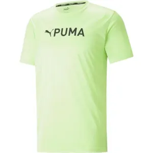 Puma FIT LOGO TEE - CF GRAPHIC Herren Sportshirt, hellgrün, größe #1029697