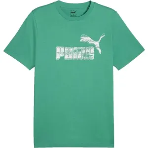 Puma GRAPHIC NO.1 LOGO TEE Herren-T-Shirt, grün, größe