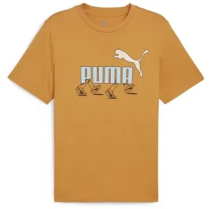 Puma GRAPHIC SNEAKER TEE Herrenshirt, orange, größe
