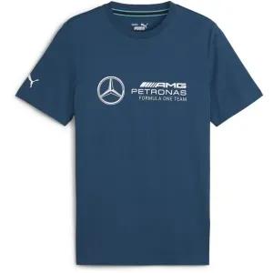 Puma MERCEDES-AMG PETRONAS F1 ESSENTIALS Logo TEE Herren T-Shirt, blau, größe #1624204