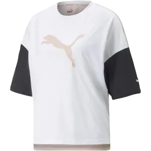 Puma MODERN SPORTS FASHION TEE Damenshirt, weiß, veľkosť L
