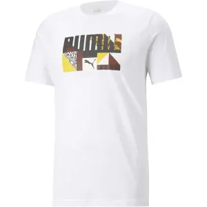 Weiße T-Shirts Puma
