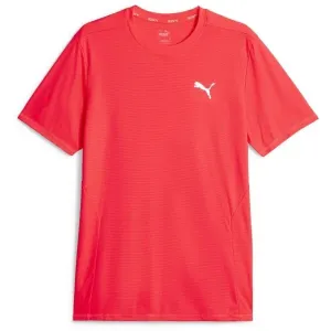 Puma RUN FAVORITE TEE Herrenshirt, rot, größe #1546685