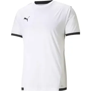 Puma TEAM LIGA JERSEY Herren Fußballshirt, weiß, größe