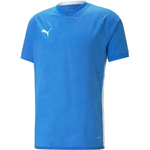 Puma TEAMCUP JERSEY Fußball T-Shirt für Herren, blau, größe