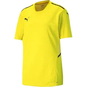 Puma TEAMCUP JERSEY Herren Fußballshirt, gelb, größe