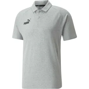 Puma TEAMFINAL CASUALS POLO Herren T-Shirt, grau, größe #152894
