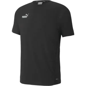 Puma TEAMFINAL CASUALS TEE Fußball T-Shirt, schwarz, größe #1033492