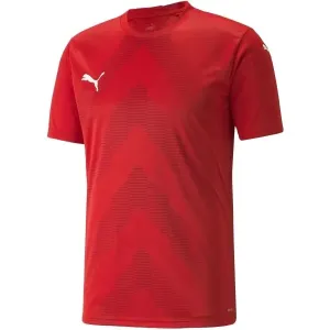 Puma TEAMGLORY JERSEY Herren Fußballshirt, rot, größe