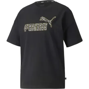 Puma WINTERIZED TEE Damenshirt, schwarz, veľkosť S