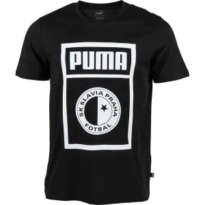 Puma SLAVIA PRAGUE GRAPHIC TEE Herrenshirt, schwarz, größe #1563131