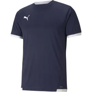 Puma TEAM LIGA JERSEY Herren Fußballshirt, dunkelblau, größe #721042