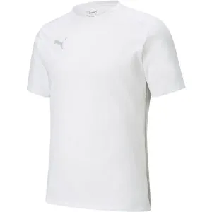 Puma TEAMCUP CASUALS TEE Fußball T-Shirt, weiß, größe #172183