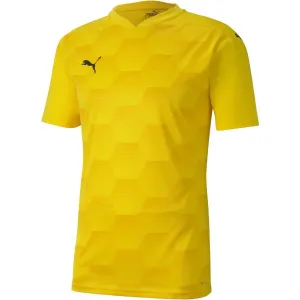 Puma TEAMFINAL 21 GRAPHIC JERSEY Herren Sportshirt, gelb, größe