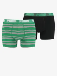 Puma HERITAGE STRIPE BOXER 2P Boxershorts, grün, größe #1154010