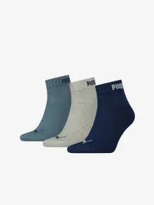 Puma Socken 3 Paar Blau #1145963