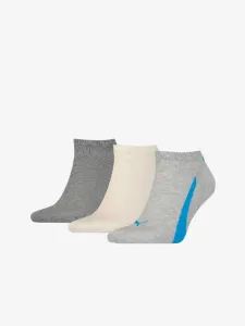 Puma Socken 3 Paar Grau