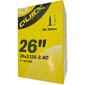 Quick AV26 x 2.125-2.5 35mm Fahrradschlauch, schwarz, größe