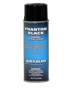 Quicksilver Phantom Black Spray Paint #1326483