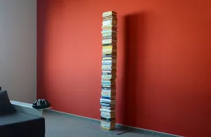 Bücherei 7 Regalböden  RADIUS DESIGN (BOOKSBAUM silber STAND BIG 735C) silber