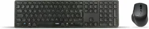 Rapoo 9800M Tschechische Tastatur-Slowakische Tastatur Black