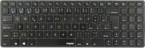 Rapoo E9100M Tschechische Tastatur-Slowakische Tastatur Black