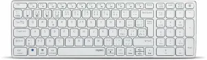 Rapoo E9700M Tschechische Tastatur-Slowakische Tastatur White