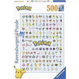Ravensburger 147816 Die ersten 151 Pokémons 500 Puzzleteile