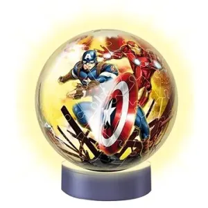 Ravensburger 3D Puzzle 114962 Puzzle-Ball Marvel: Avengers 72 Teile