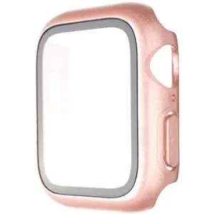 FIXED Pure+ mit gehärtetem Glas für Apple Watch 41mm rosa