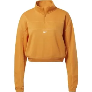Reebok WOR KNIT 1/4 ZIP Damen Sweatshirt, orange, größe