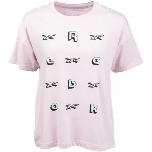 Reebok TRAINING ESSENTIALS GRAPHIC TEE-LOGO Damenshirt, rosa, größe #1497205