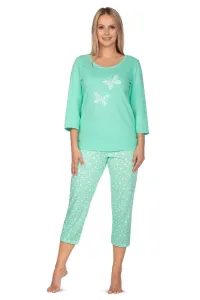 Damen Pyjamas 642 green plus