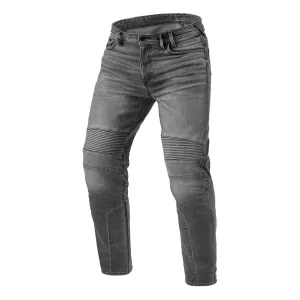 REV'IT! Jeans Moto 2 TF Medium Grey Used L36 Motorcycle Jeans Größe L36/W36