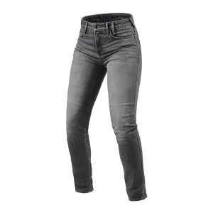 REV'IT! Jeans Shelby 2 Ladies SK Medium Grey Stone L30 Größe L30/W31