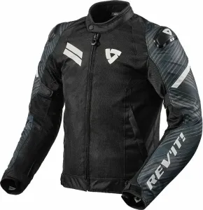 Rev'it! Jacket Apex Air H2O Black/White 2XL Textiljacke