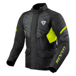 Rev'it! Jacket Duke H2O Black/Neon Yellow L Textiljacke