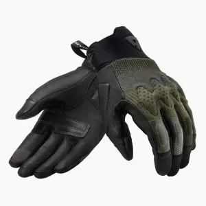 REV'IT! Kinetic Schwarz Braun Handschuhe Größe 2XL