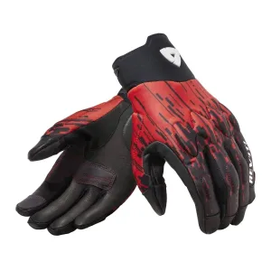 REV'IT! Spectrum Gloves Black Neon Red Größe S