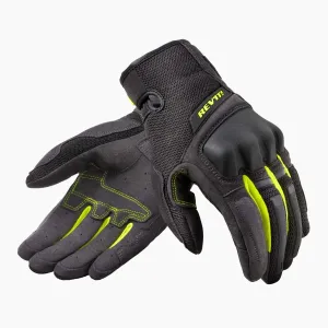 REV'IT! Volcano Schwarz Neon Gelb Handschuhe Größe S