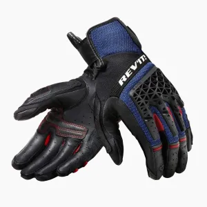 Rev'it! Gloves Sand 4 Black/Blue M Motorradhandschuhe