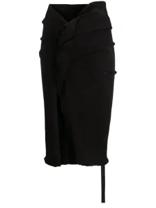 RICK OWENS DRKSHDW - Denim Midi Skirt #1390564