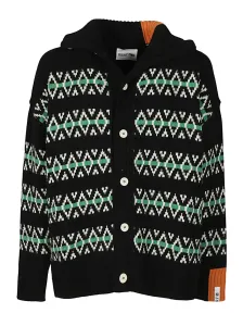 RIGHT FOR - Wool Jaquard Cardigan