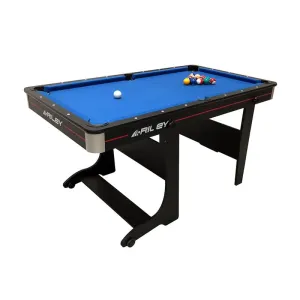 Riley Poolbillard-Tisch Tischtennisplatte 152 x 84 x 79cm klappbar 2x Queue