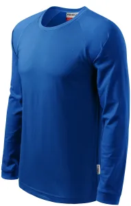 Herren Kontrast T-Shirt mit langen Ärmeln, königsblau, S