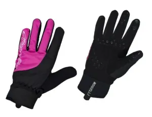Damen Radsport Handschuhe Rogelli Storm, 010.656. schwarz und pink