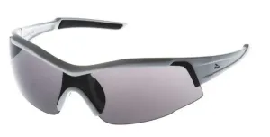 Radsport Sport- Brille Rogelli BRANTY mit austauschbar gläser, white